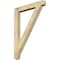 Ekena Millwork Traditional Craftsman Rough Sawn Bracket, Douglas Fir, 4"W x 34"D x 46"H BKT04X34X46TRA04RDF - alternate 1